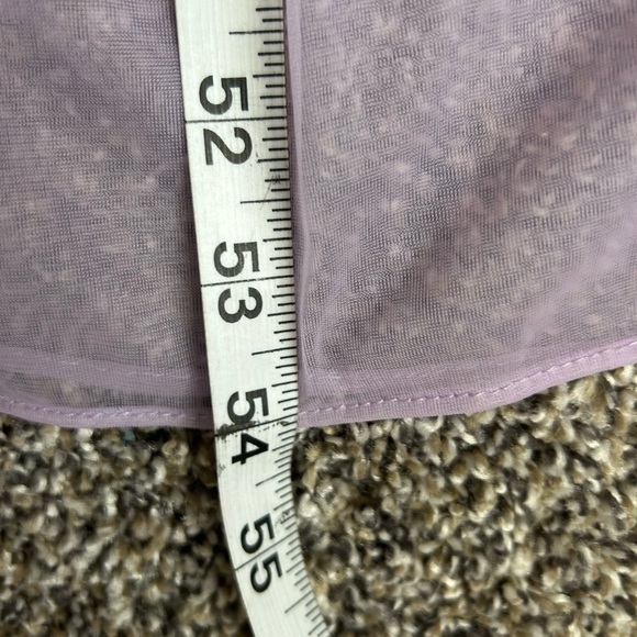 Shannon Lee NWOT Vintage Lavender Lace Sexy  Cover Up Vintage size Large - Picture 8 of 10